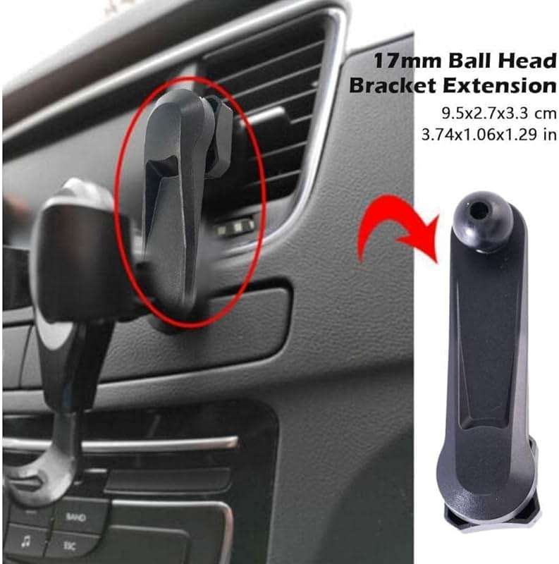 Zenarao 17mm Ball Head Car Phone Holder Mount, Universal Smartphone Stand,Extension Bracket Support, 360° Rotating Phone Long Arm Mount, Automobile Accessories - Image 8