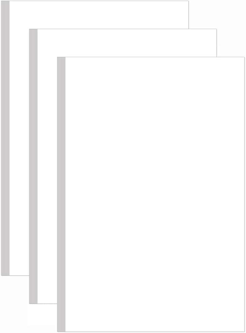 (3-Pack) 11" x 17" Blank Print Paper, 135Sheets/270Pages Blank Loose-Leaf Paper, Ledger Size Printing in Office, 100gsm Blank Paper - Image 1