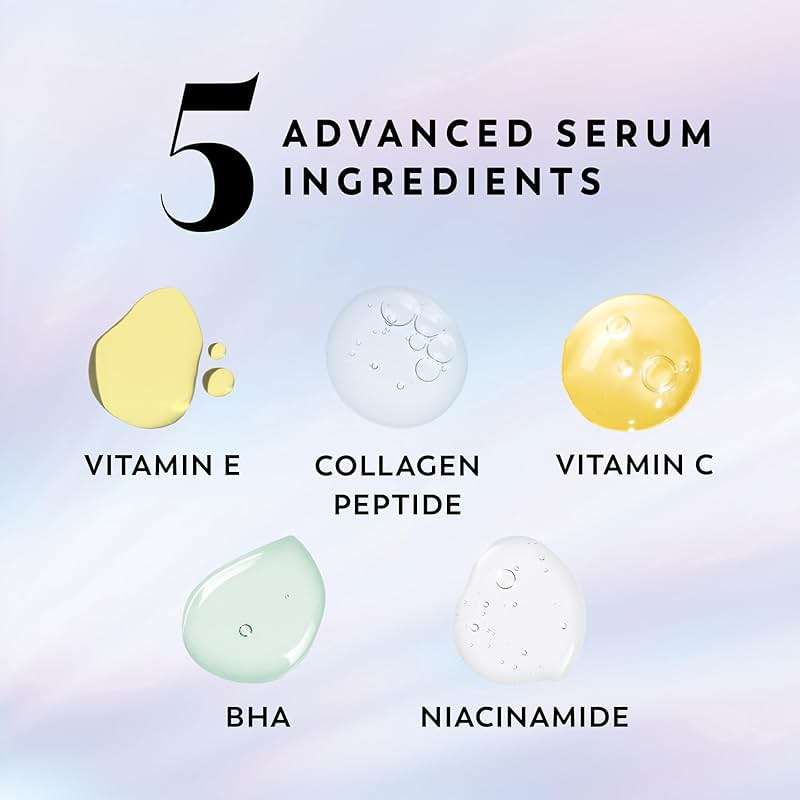 Olay Super Serum Body Wash for Normal Skin, 24hr Long Lasting Hydration, 5+ Ingredient Serum Complex for Bright Even Firm Luminous Skin, 18.5 fl oz - Image 3