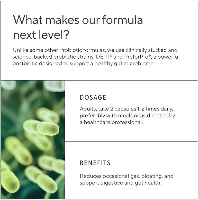 Premium 4-in-1 Probiotic Prebiotic, Postbiotic & Digestive Enzymes for Men & Women – Supports Gut, Digestion & Immunity –Complete Gut Health with Pre, Post, Probiotics & Digestive Enzymes–60 Capsules - Image 4