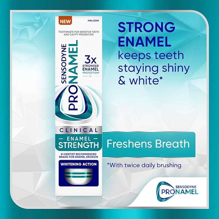 Sensodyne Pronamel Clinical Enamel Strengthening Toothpaste, Whitening Action, 3.4 oz (3 Pack) - Image 12