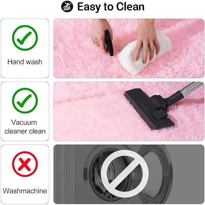 qulint Pink Area Rugs for Bedroom, 4x6 Fluffy Soft Kids Rugs for Girls Shag Carpet for Living Room, Small Fuzzy Plush Shaggy Alfombras for Nursery Dorm Room Home Decor (4ft x 6ft, Pink) - Image 4