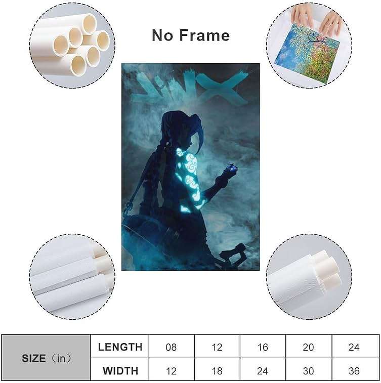 MWKGQXKL Arcane Canvas Poster Wall Art Decor Print Picture Paintings for Living Room Bedroom Decoration 16x24inch(40x60cm) - Image 2