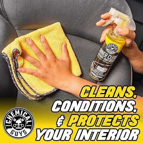 Chemical Guys InnerClean Quick Detailer with Pineapple Scent, High Performance Interior and Dashboard Cleaner, Dust Repellent, Easy to Use Non Greasy Formula, 32 fl oz - Image 4