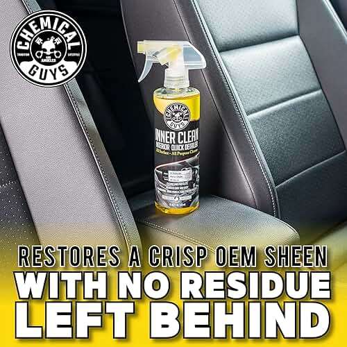 Chemical Guys InnerClean Quick Detailer with Pineapple Scent, High Performance Interior and Dashboard Cleaner, Dust Repellent, Easy to Use Non Greasy Formula, 32 fl oz - Image 7