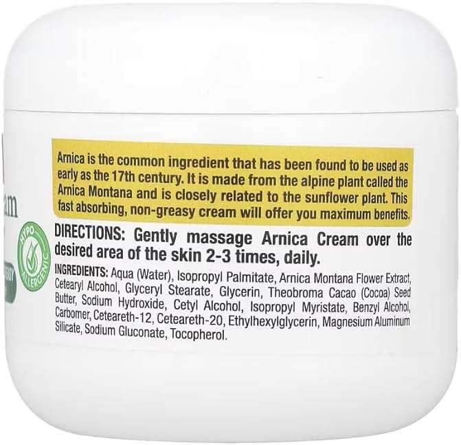 Kids Relief Arnica Cream, Natural, Non Greasy, Hypo-Allergenic and Unscented Cream for Children, 4 oz (Pack of 1) - Image 4