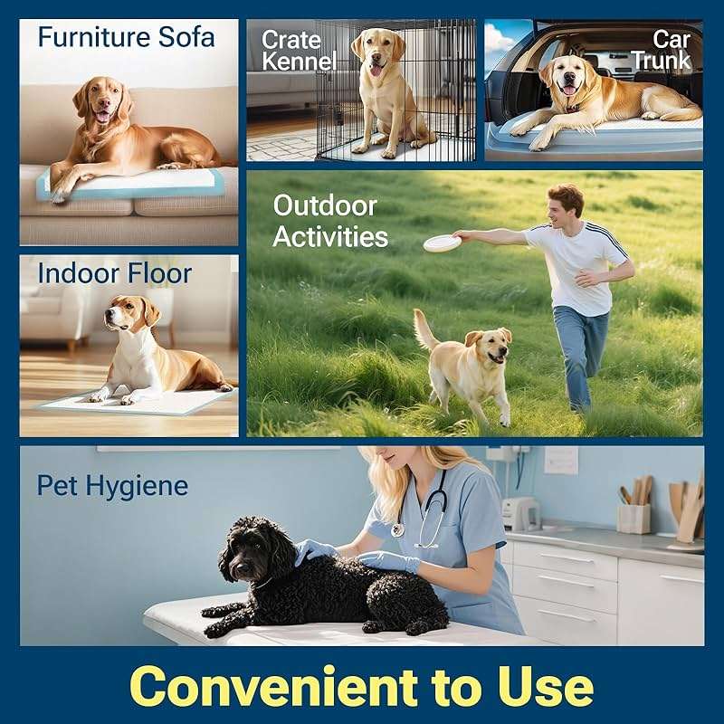 Clean Spaces Extra Large Puppy Pads 28"x34",Super Absorbent Disposable Pee Pads for Dogs / Wee Wee Pads / Potty Training Pads, Incontinence Bed Underpads for Adults, 50 Count - Image 7