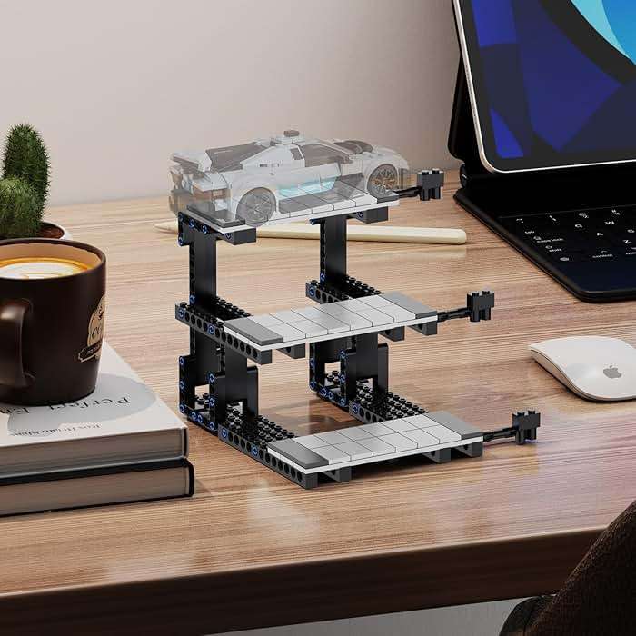 Display Stand for Lego Speed Champions Building Kit, 3 Layer Stand for Lego Car 77253 77257 77254 77242 76934 77240 77239 Model with Driver's Display, Collectible Gifts for Adults (220 Pcs) - Image 7