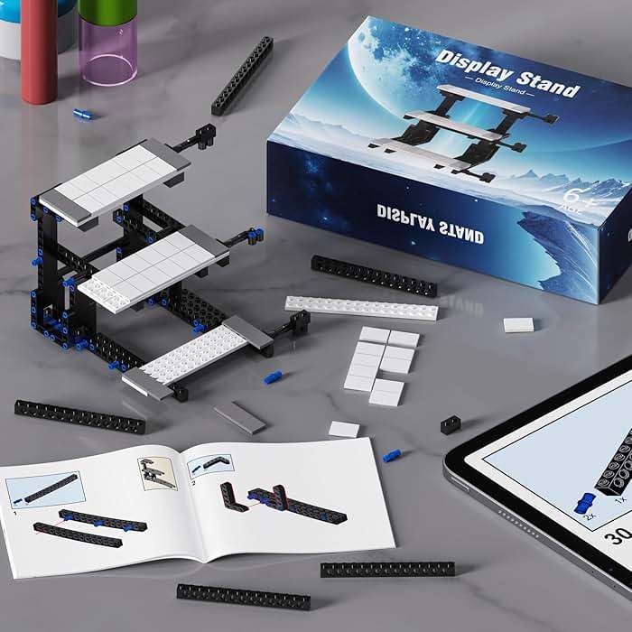 Display Stand for Lego Speed Champions Building Kit, 3 Layer Stand for Lego Car 77253 77257 77254 77242 76934 77240 77239 Model with Driver's Display, Collectible Gifts for Adults (220 Pcs) - Image 8