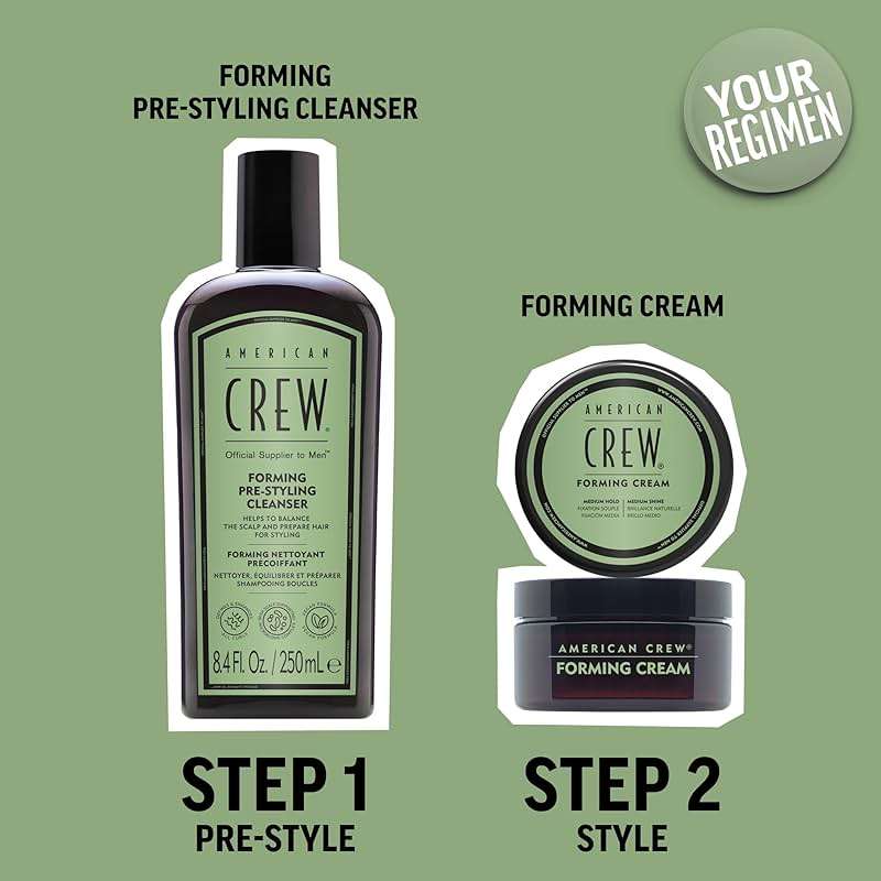 American Crew Men's Pre-Styler Forming Shampoo for Textured & Curly Hair, Anti-Frizz & Curl Defining, Hydrating with Jojoba Oil, Vegan, 8.5 fl oz - Image 6