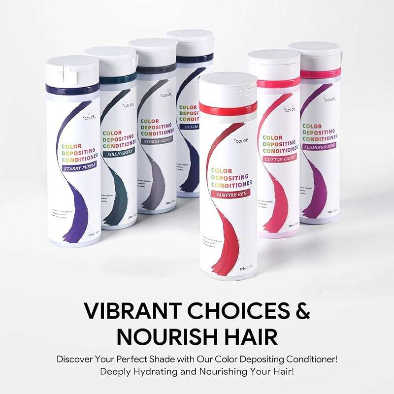 BELEZALIB Vampirered Color Depositing Conditioner for Dyed Hair, Semi Permanent Hair Depositing Conditioner for Long-lasting Color, Nourishing Hair Dye Conditioner,7OZ,Cruelty-Free - Image 7