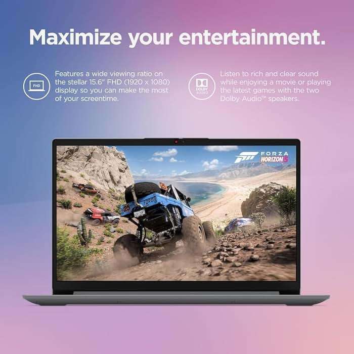 Lenovo IdeaPad Laptop 2025 15.6" FHD IPS Touchscreen for Business, 16GB RAM, 1TB Storage (500GB SSD + 500GB Ext.), 6-Core Intel i3, Wi-Fi 6, Long Battery, MarxsolAccessory, Win 11 Pro with MS Office - Image 3