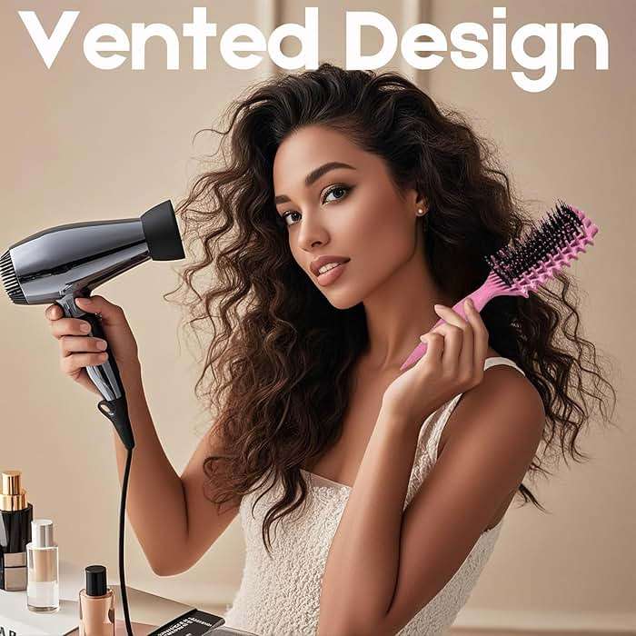 Curly Hair Brush Candybrush Curl Defining Brush for Detangling Shaping and Defining Curls for Women, Men, Wet & Dry Hair (Pink) - Image 7