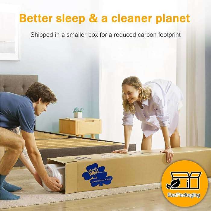 Twin Size Mattress Gel Memory Foam Bed Mattress in a Box Medium Firm and Good Support Removable and Washable Design Breathable Fabric Small Compression Packaging for Kids and Adults - Image 4