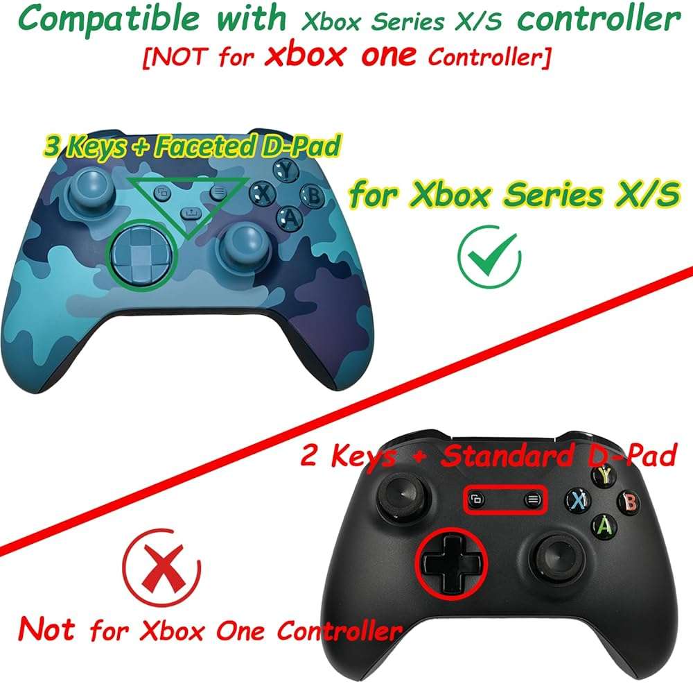 4 Pack Battery Cover for Xbox Series X/S Controller Cover[NOT for Xbox One & One X/S]Battery Back Cover for Xbox Series X/S Controller,Battery Back Shell Covers Replacement for Xbox Series X/S - Image 2