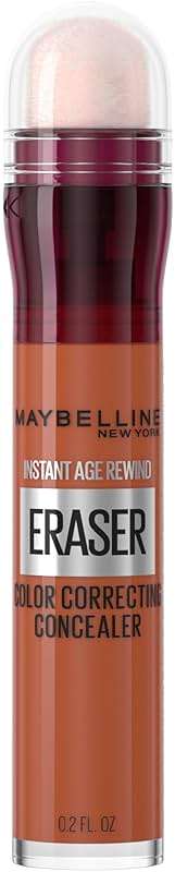 Maybelline Instant Age Rewind Instant Eraser Color Correcting Concealer, Crease-Resistant Coverage, Up to 12HR Moisturizing Wear, Orange Color Corrector, 159, 1 Count - Image 1