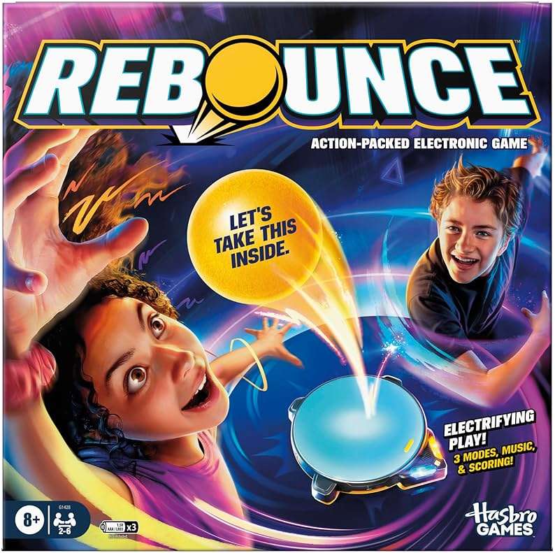 Rebounce Game | Indoor and Outdoor Electronic Action Game for Kids, Teens, and Adults | Ages 8+ | 2 to 6 Players | 10 Mins. | Family Travel Games - Image 1