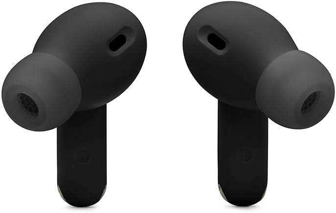 JBL Vibe Beam 2 - True Wireless Noise Cancelling Earbuds with JBL Pure Bass Sound & Smart Ambient technology, 4mics for crisp, clear calls, up to 40Hrs of Playback, IP54 Dust & Water resistant (Black) - Image 9
