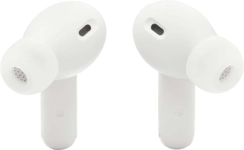 JBL Vibe Beam 2 - True Wireless Noise Cancelling Earbuds with JBL Pure Bass Sound & Smart Ambient technology, 4mics for crisp, clear calls, up to 40Hrs of Playback, IP54 Dust & Water resistant (White) - Image 2