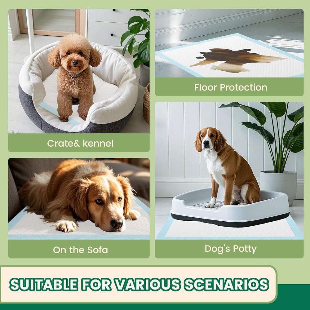 IMMCUTE 7 Layer Dog Pads 30x28 Inch, 30 Count - Super Absorbent Dog Pee Pads Extra Large, Tear-Resistant Thick Disposable Training Pads for Dogs & Cats - Image 8