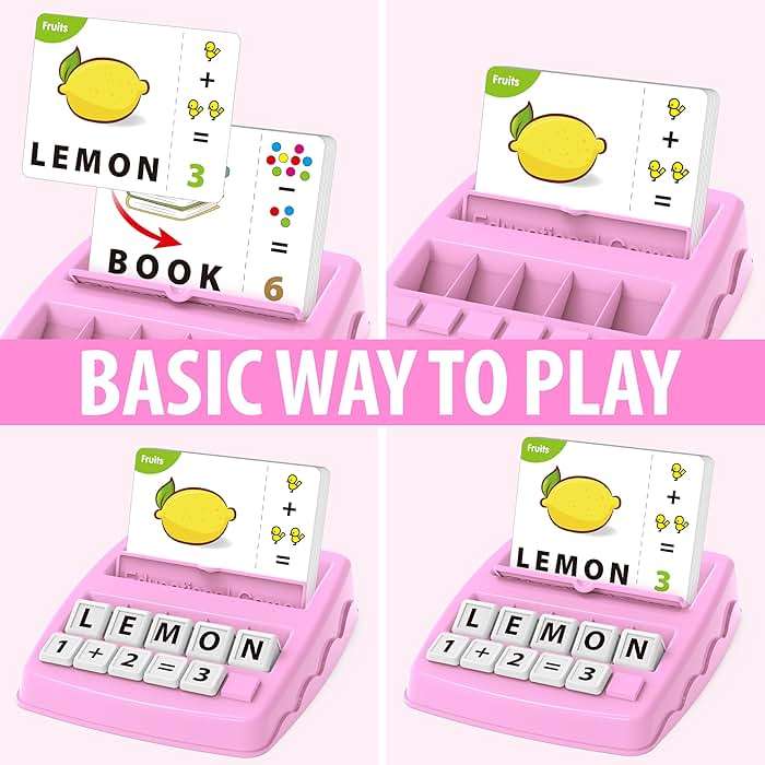 Yolscue Montessori Matching Letter Games,Educational Toys for 3-8 Year Olds Boys Girls,Alphabet Learning Toys for Kids Ages 3-8 Years,Birthday Party Gifts for 3-8 Year Olds Boys Girls(Pink) - Image 6