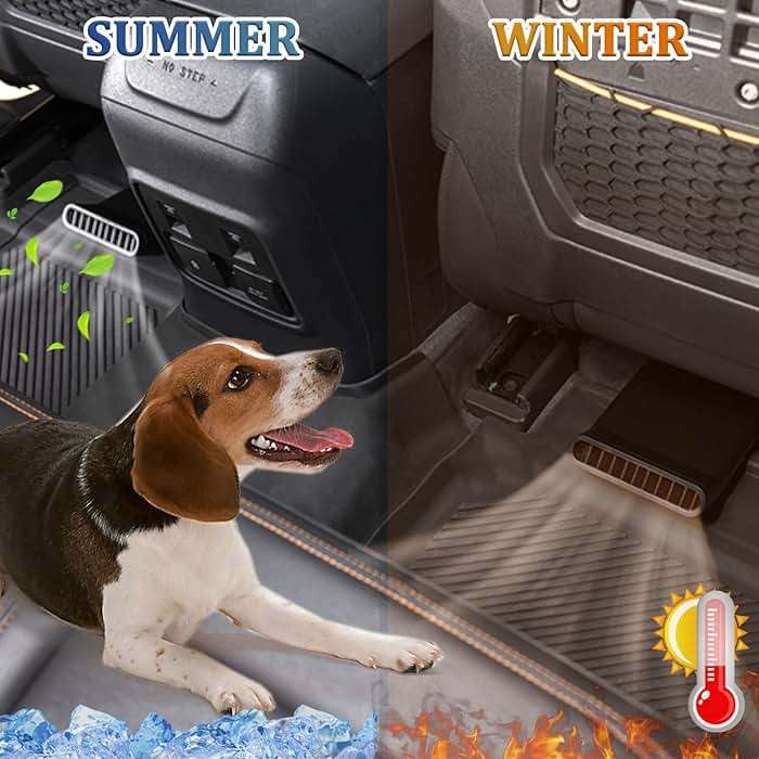 TOPINSTALL Rear Seat Vent Extender Compatible with 2021-2026 Ford Bronco 4 Doors, Plug-in Cooler Summer Air Vent Deflectors for Rear Seat Passenger 2PCS (Fit for OEM & Regular Floor Mats) - Image 4