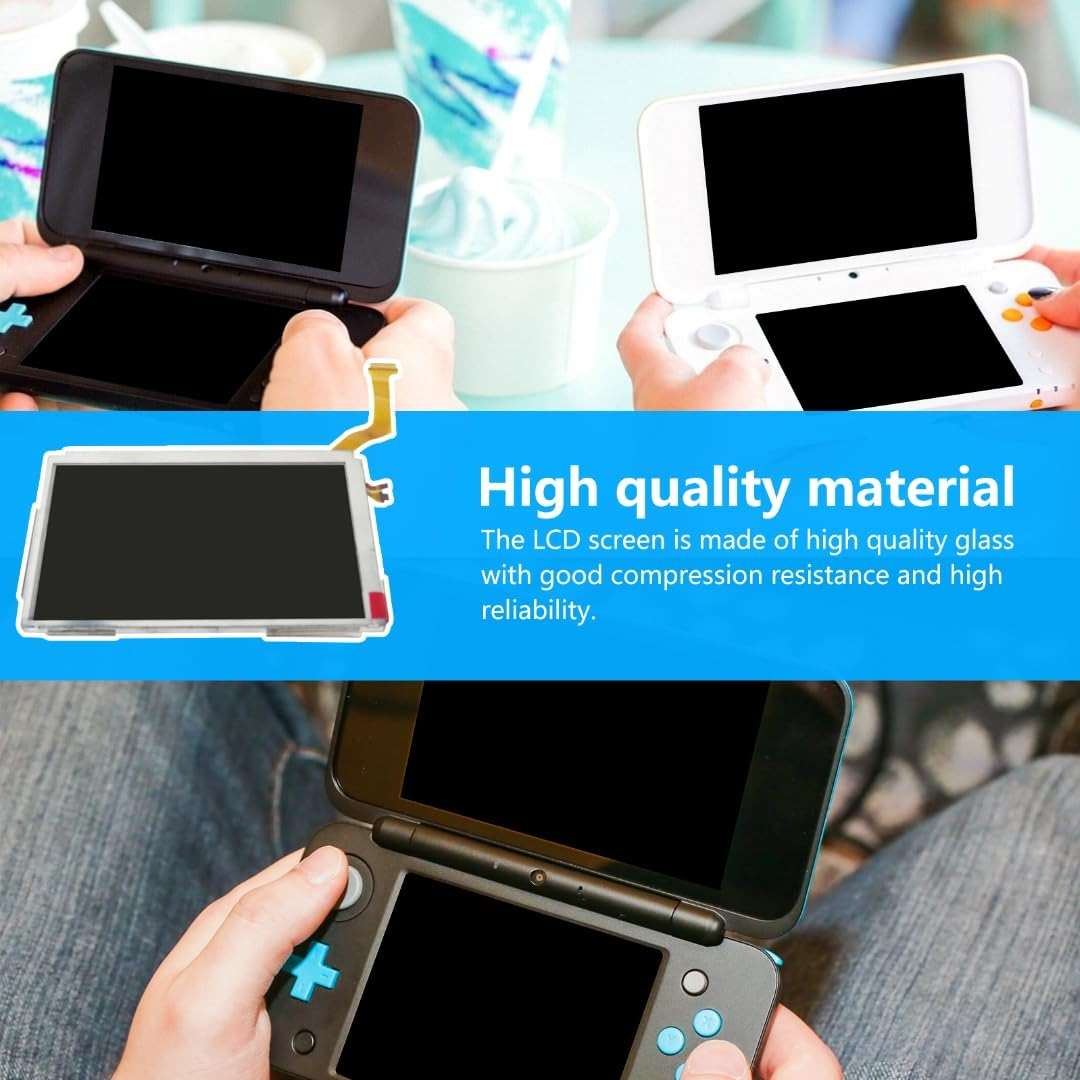 SUNJCO Upgraded Upper Top LCD Screen Display Replacement Fit for New Nintendo 3DS XL 2015 - Image 3