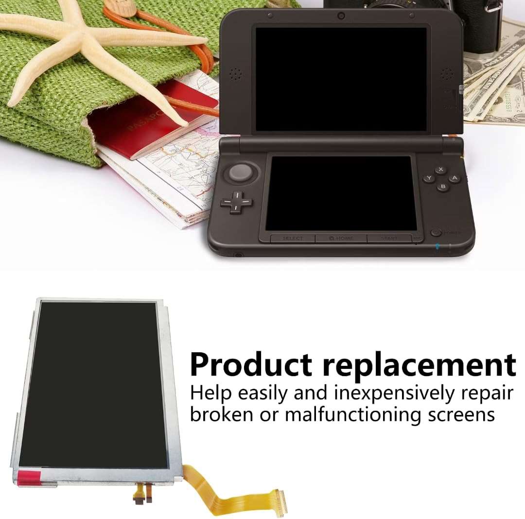 SUNJCO Upgraded Upper Top LCD Screen Display Replacement Fit for New Nintendo 3DS XL 2015 - Image 4