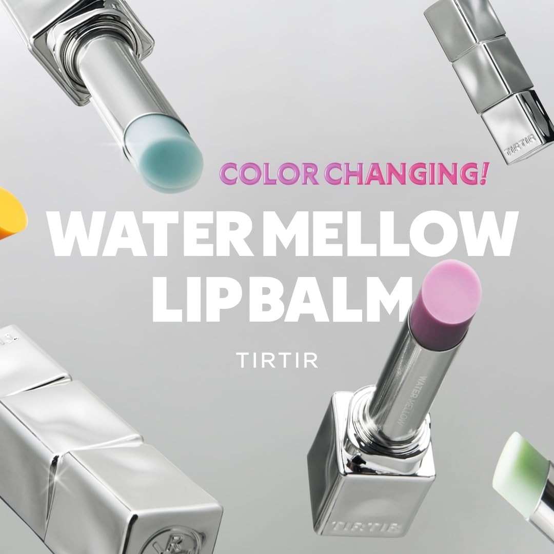 TIRTIR Water Mellow Lip Balm, 03 Peach Lemony, 0.11 Fl Oz – pH Color Changing Organic Korean Lip Care, Lightweight Deep Hydration Lip Moisturizer for Women Men, Paraben Free - Image 3