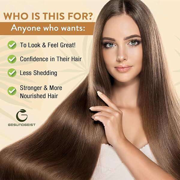 Gesundgeist Saw Palmetto for Women Hair Loss - DHT Blocker with 5-in-1 Blend for Hair Growth, Skin & Nails, Urinary Wellness - Extra Strength Saw Palmetto Supplement - 90 Capsules - Image 2
