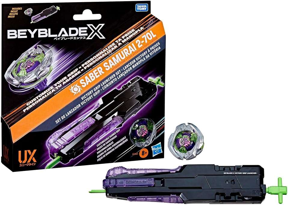 Hasbro Beyblade X Victory Grip Right-Spinning Starter Set - Image 3