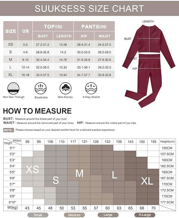 SUUKSESS Women 2 Piece Workout Sets Hidden Scrunch Hip Lifting Seamless Leggings Long Sleeve Yoga Crop Tops - Image 7