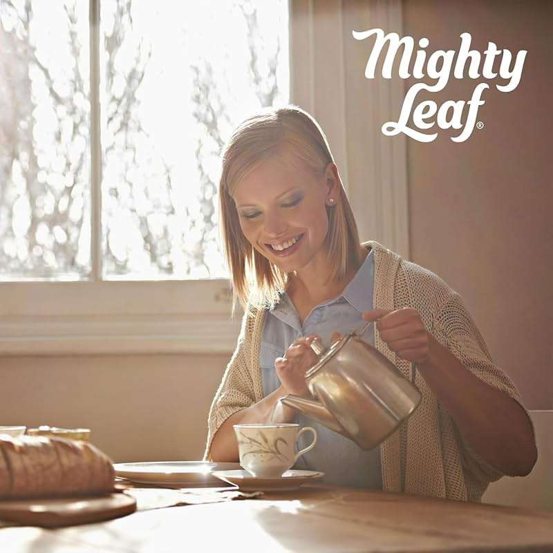 Mighty Leaf Organic Tea Sampler – 40 Count Silken Tea Bags – 8 Assorted Flavors: Tropical Green, Chamomile Citrus, Earl Grey, Vanilla Bean, White Orchard, Breakfast, Spring Jasmine, African Nectar – Premium Tea Gift Box - Image 7