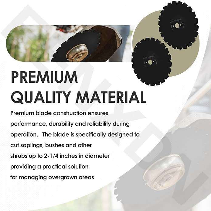 2 Pack 99944200131-8" Steel Brushcutter Blade 22 Tooth 20mm Bore, Replacement Blade for Echo SRM-210 SRM-225 SRM-230 SRM-260 SRM-280 Trimmers - Image 4
