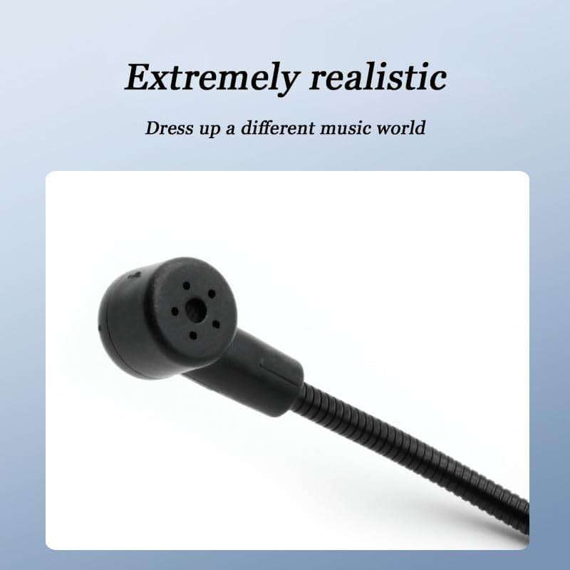 HUACAM 2-Pack Fake Headset Headphones with Microphone Prop ，Suitable for Costume Parties, Role Play & Dress-Up Black - Image 3
