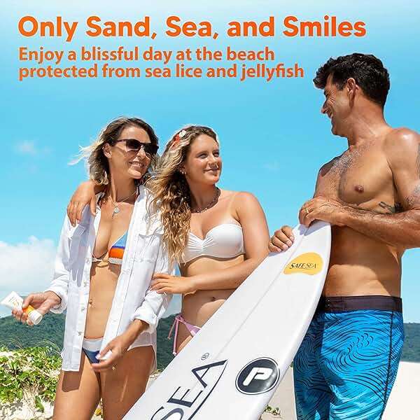 Safe Sea Zinc Oxide Sunscreen SPF30 | Clear Mineral Face And Body Reef Safe Sunscreen Without White Cast | Anti-Jellyfish Sting Protective Lotion | 3.4Oz (100ml) (1 Pack) - Image 5