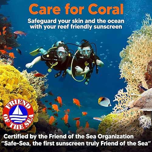 Safe Sea Zinc Oxide Sunscreen SPF30 | Clear Mineral Face And Body Reef Safe Sunscreen Without White Cast | Anti-Jellyfish Sting Protective Lotion | 3.4Oz (100ml) (1 Pack) - Image 6