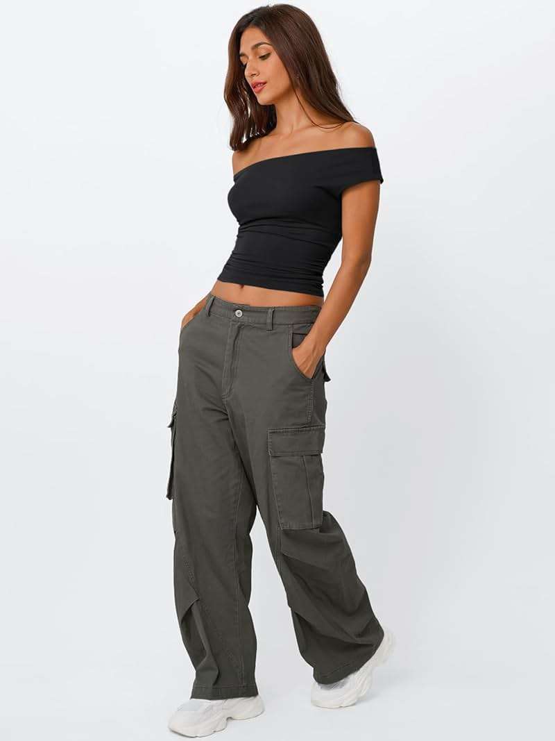 Trendy Queen Off The Shoulder Tops for Women Going Out Y2K Summer Cute Shirts Sexy 2026 Double Lined Date Club Outfits - Image 5
