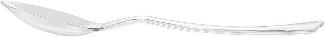 Restaurantware-Cater Tek 9.8 Inch Catering Spoons, 10 Disposable Serving Utensils - Comfortable Handle, Serve Hot And Cold Food, Clear Plastic Serving Spoons, For Parties, Buffets, Catering Events - Image 13