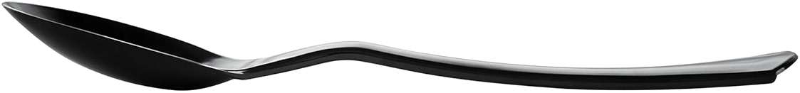 Restaurantware-Cater Tek 9.8 Inch Catering Spoons, 10 Disposable Serving Utensils - Comfortable Handle, Serve Hot And Cold Food, Black Plastic Serving Spoons, For Parties, Buffets, Catering Events - Image 13