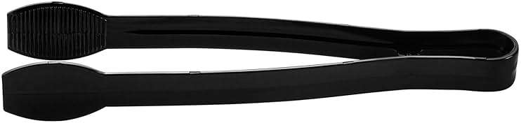 Restaurantware-Cater Tek 9 Inch Serving Tongs, 10 Disposable Tongs For Catering - With Ridged Tips, Heavy-Duty, Black Plastic Food Tong, Long Handle, For Weddings, Buffets, Catering Events - Image 12