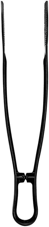 Restaurantware-Cater Tek 9 Inch Serving Tongs, 10 Disposable Tongs For Catering - With Ridged Tips, Heavy-Duty, Black Plastic Food Tong, Long Handle, For Weddings, Buffets, Catering Events - Image 14