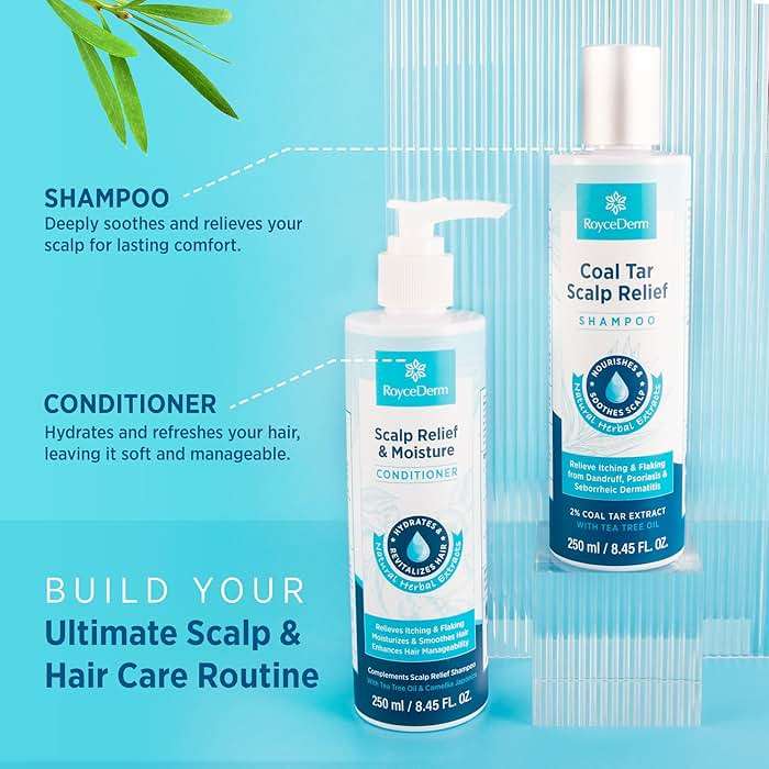 Roycederm Scalp Relief & Moisture Conditioner: Hydrating & Nourishing Formula with Jojoba Oil, Aloe Vera & Camellia Oil, Soothes Dry, Itchy Scalp - Image 7