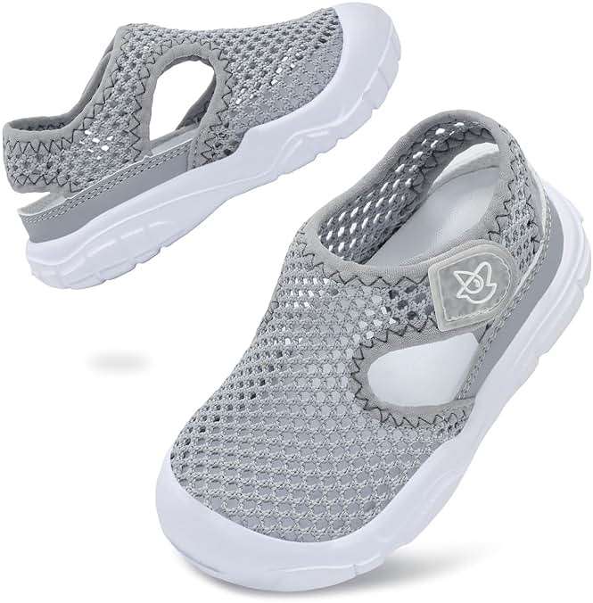 LeIsfIt Toddler Sandals Boys Girls Wide Sandals Kids Water Sandal Shoes Lightweight Barefoot Summer Shoes for Indoor Outdoor - Image 1