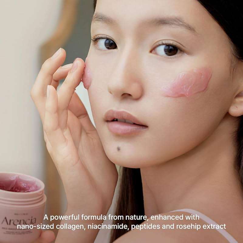 Arencia Overnight Red Smoothie Face Serum, Glowing & Soothing with 30% red collagen, Niacinamide, Peptide, Vitamin E - Image 6