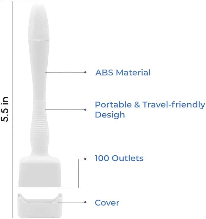 Dermastamp for Hair & Beard Micro-exfoliating Tool for Women and Men - Image 3