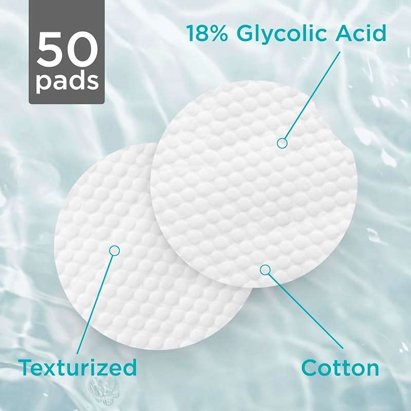 Tree of Life Beauty 18% Glycolic Acid Pads for Face (50 Pads) - Exfoliating Pad for Face with Witch Hazel, Vitamin C, Vitamin B5 and Vitamin E - Smooth Pore Pad Reduce Pigmentation and Fine Lines - Image 5