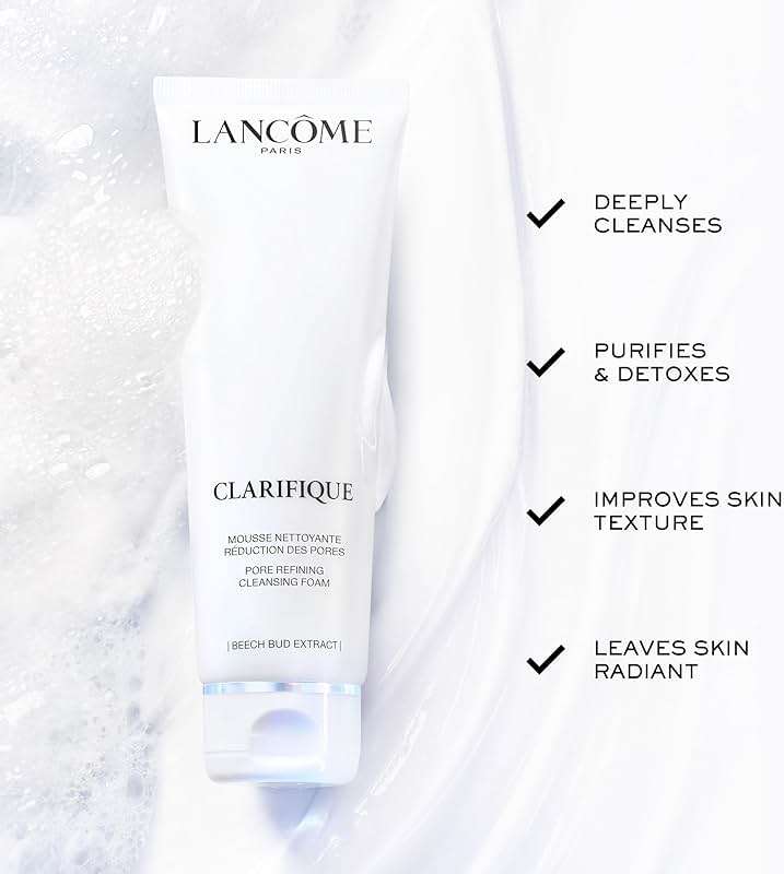 Lancôme Clarifique Pore Refining Cleanser - With Salicylic Acid for Uneven Skin Tone, Pores, Dullness - 4.2 Fl Oz - Image 5