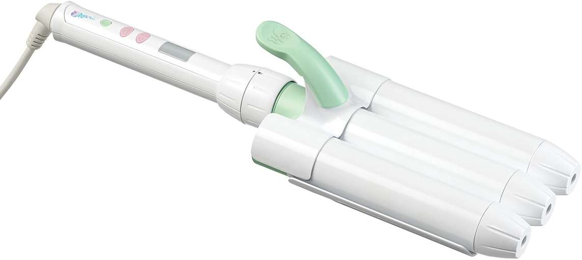 Mane 1.25" Jumbo Hair Waver Styling Attachment - 3 Barrel Curling Iron for Natural-Looking Beach Waves, Frizz-Free Volume & Texture - Detachable Hair Tools Compatible with Power Base - Image 7