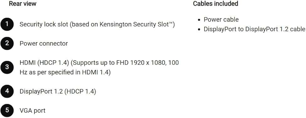 Dell S27 Series - 27" FHD Monitor - IPS 144Hz Refresh Rate - AMD FreeSync - VESA, 16:9 Monitor, 1000 : 1 Contrast Ratio, 1ms MPRT Grey-to-Grey Response Time, Low Blue Light, 2 x HDMI, Black - Image 4